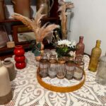 lot 4 vases - 5 Bocaux - 4 bouteilles